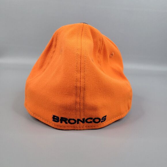 Denver Broncos New Era NFL Team Classic 39THIRTY Orange Blue Flex Hat Size M/L - Picture 3 of 10